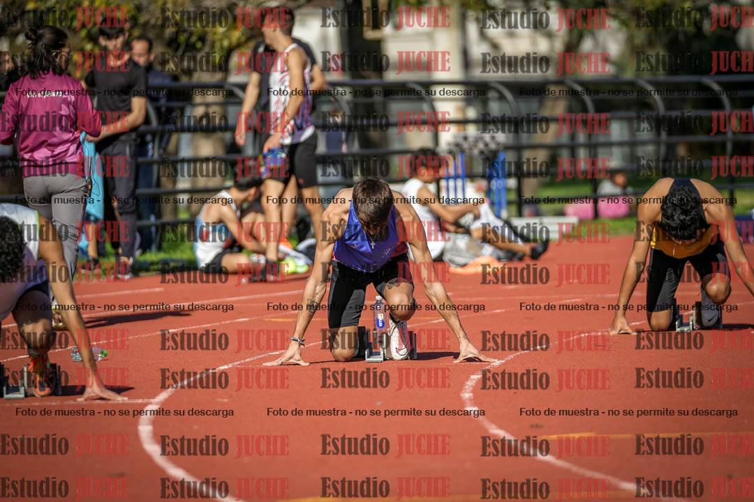 Fotos de los 200 m llanos de varones