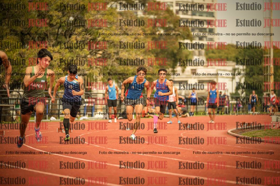 Fotos de los 200 m llanos de varones