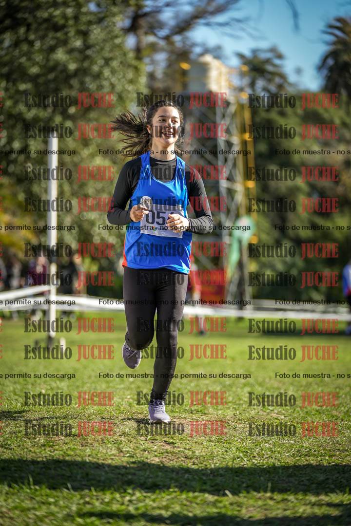 Fotos de la llegada del cross de 3000 m