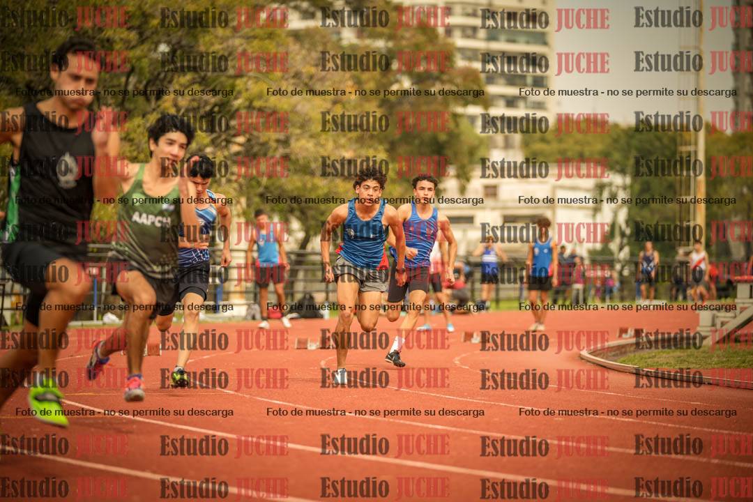Fotos de los 200 m llanos de varones