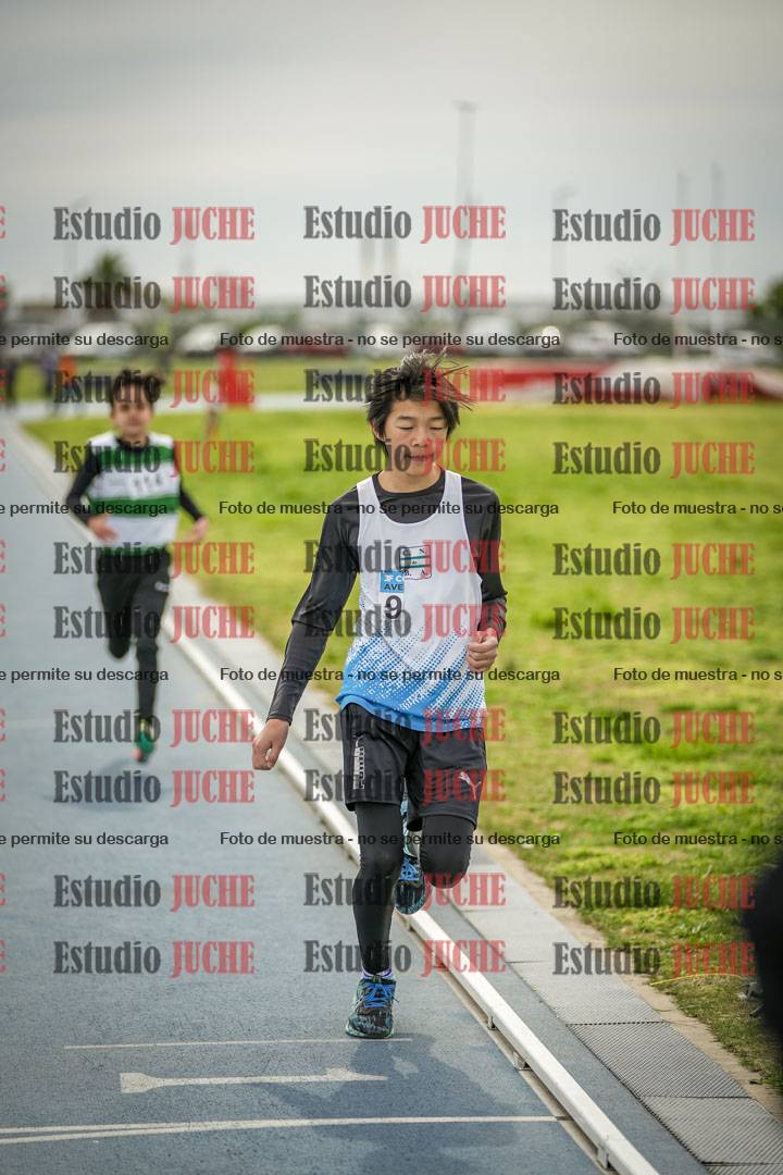 Fotos de los 800 m llanos de varones - U14