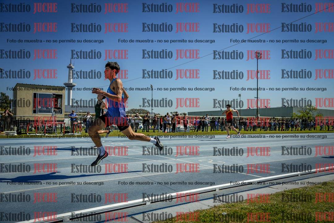 Fotos de los 100 m llanos de varones