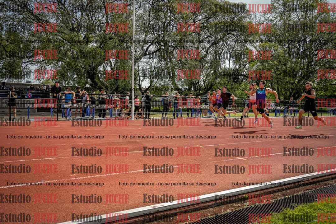 Fotos de los 100 m de varones