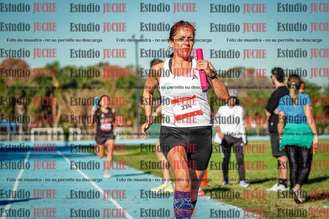 Fotos durante los relevos