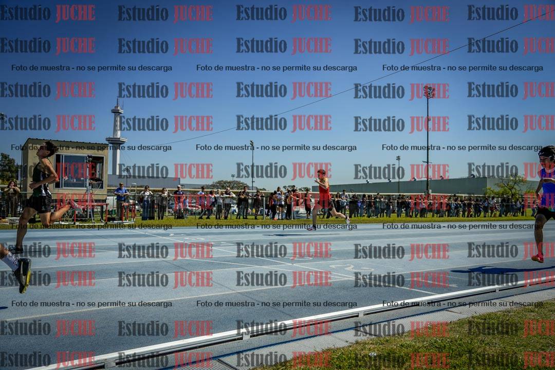 Fotos de los 100 m llanos de varones