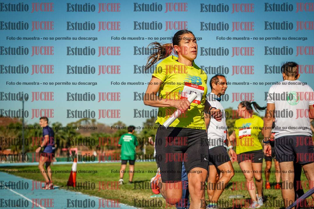 Fotos durante los relevos