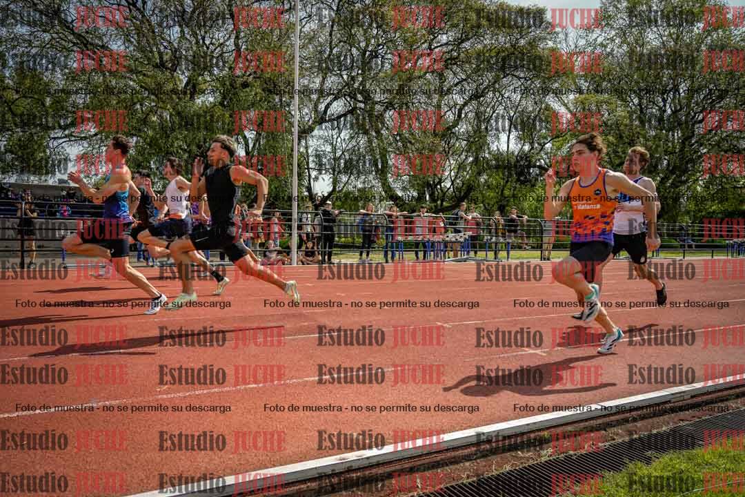 Fotos de los 100 m de varones