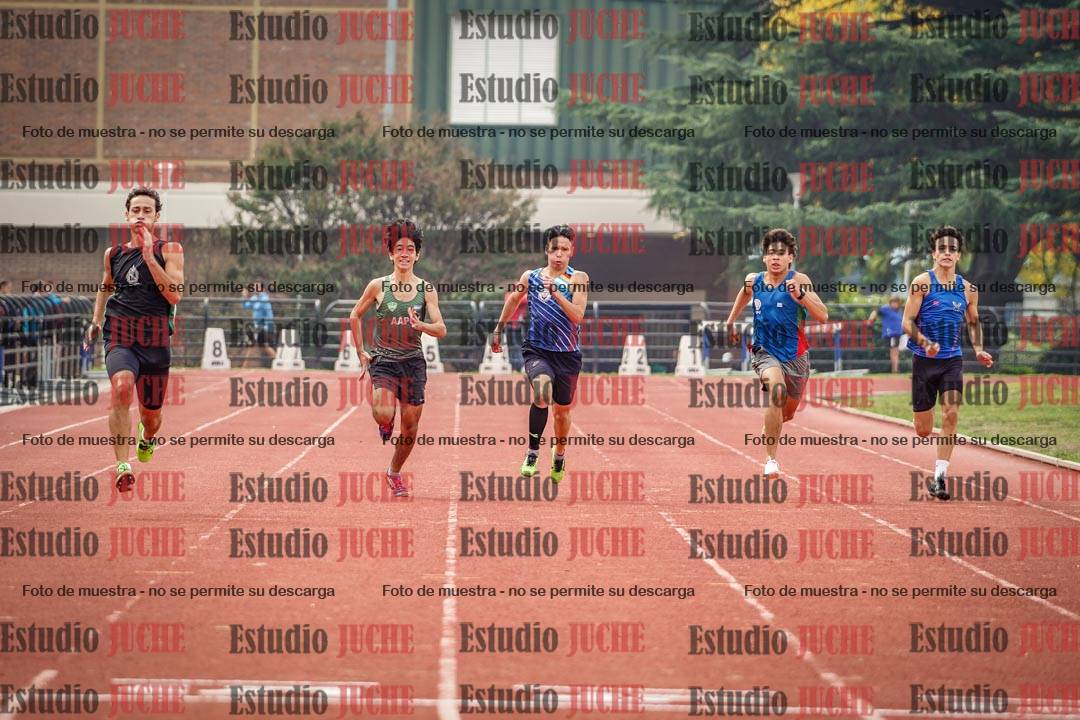 Fotos de los 200 m llanos de varones