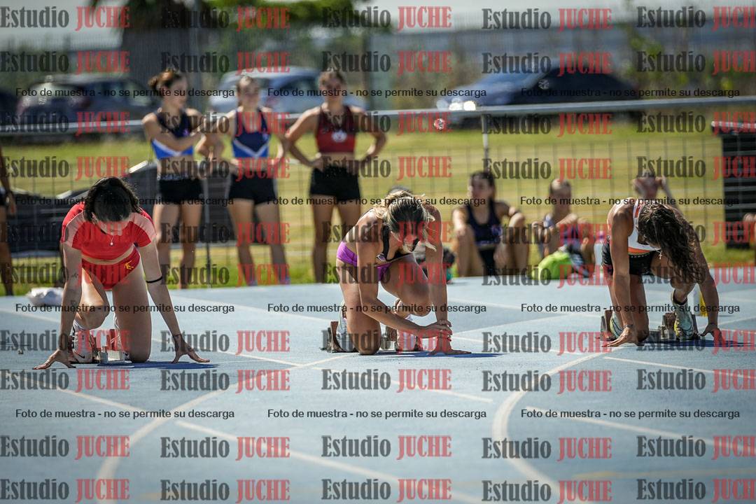 Fotos de los 100 m llanos de mujeres
