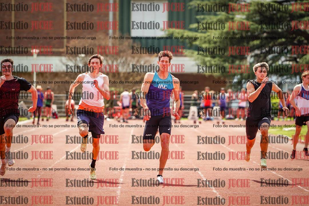 Fotos de los 100 m de varones