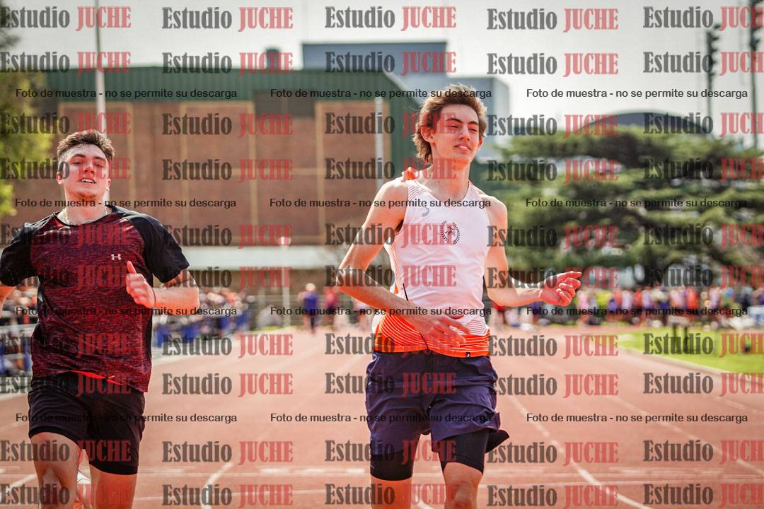 Fotos de los 100 m de varones