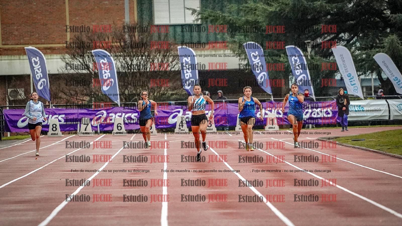 Fotos de los 200 m llanos de mujeres - heptatlón 4