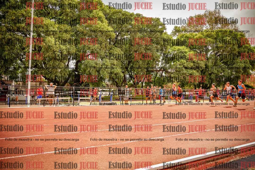 Fotos de los 100 m llanos de varones