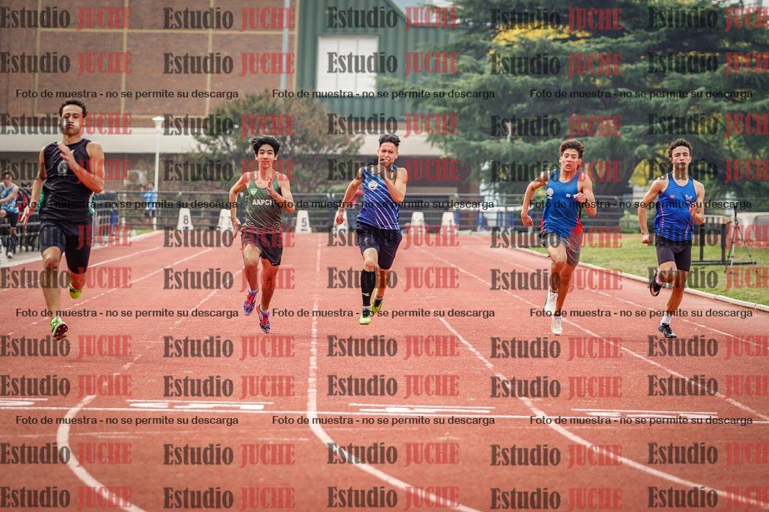 Fotos de los 200 m llanos de varones