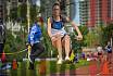 Fotos del salto en largo - mujeres mayores