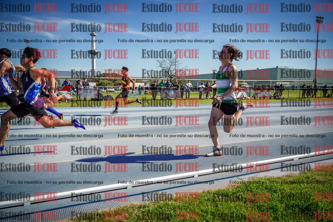 Fotos de los 100 m llanos de varones