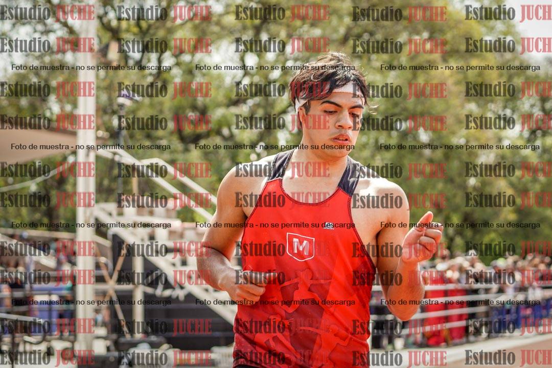 Fotos de los 100 m de varones