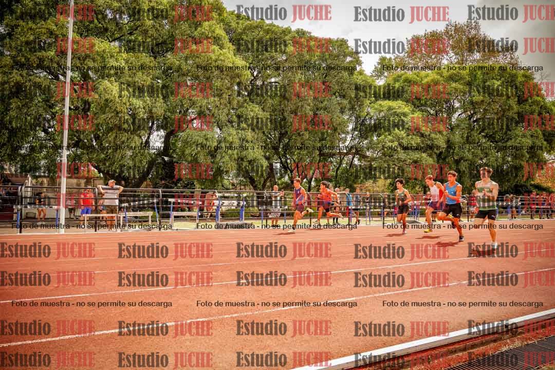 Fotos de los 100 m llanos de varones