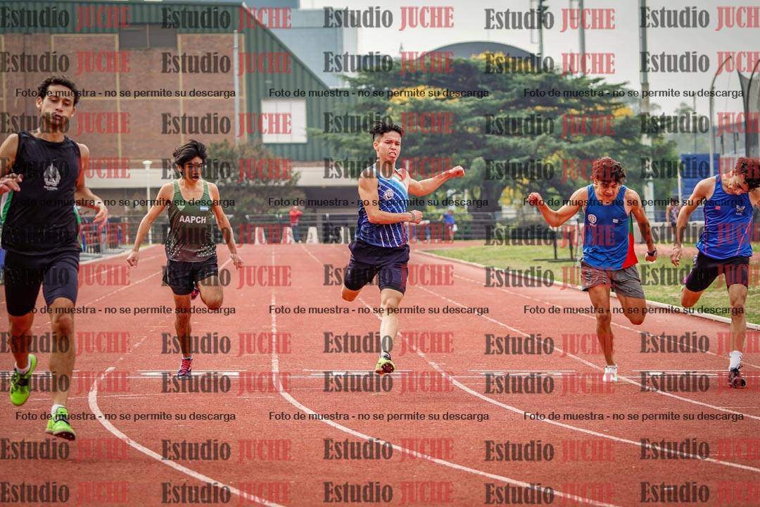 Fotos de los 200 m llanos de varones