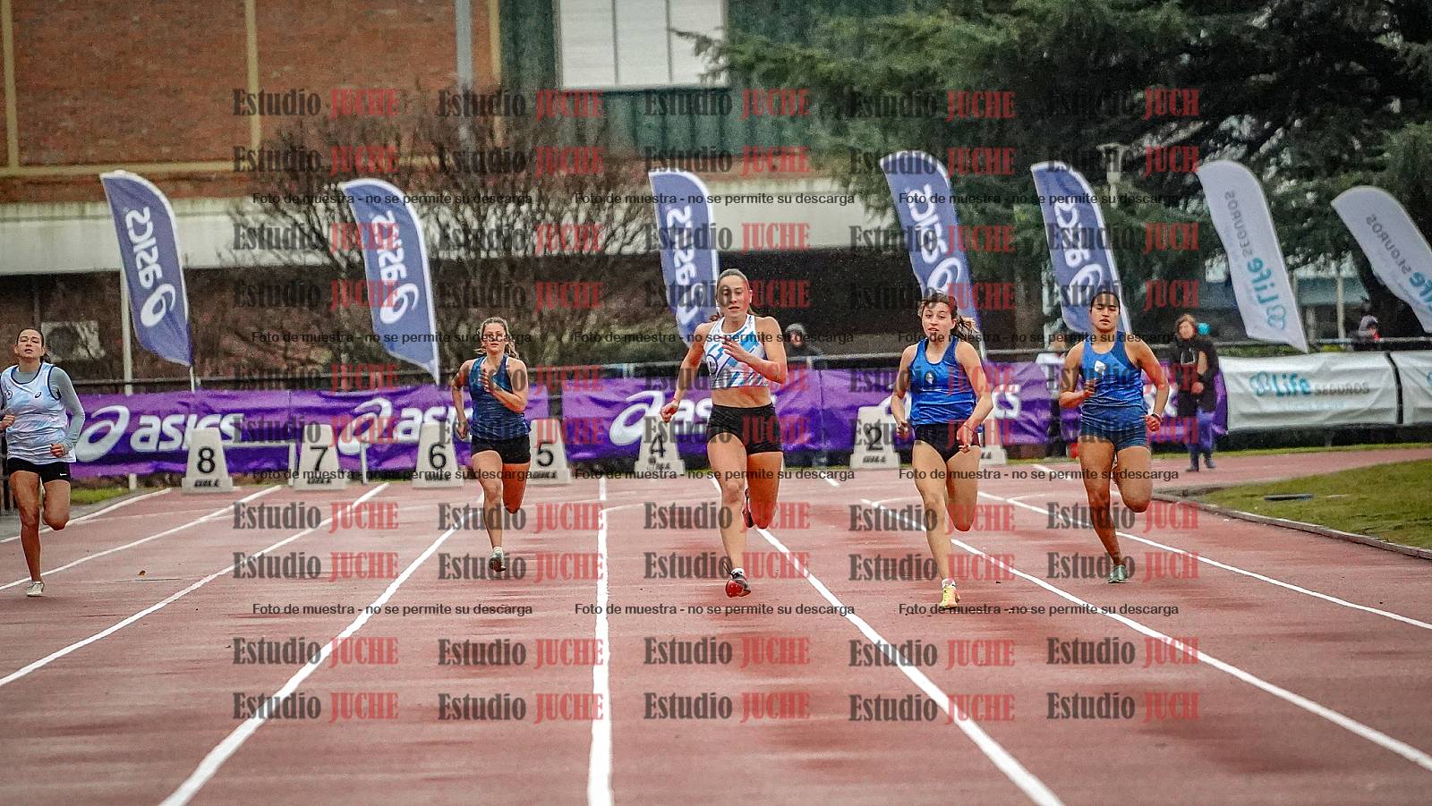 Fotos de los 200 m llanos de mujeres - heptatlón 4