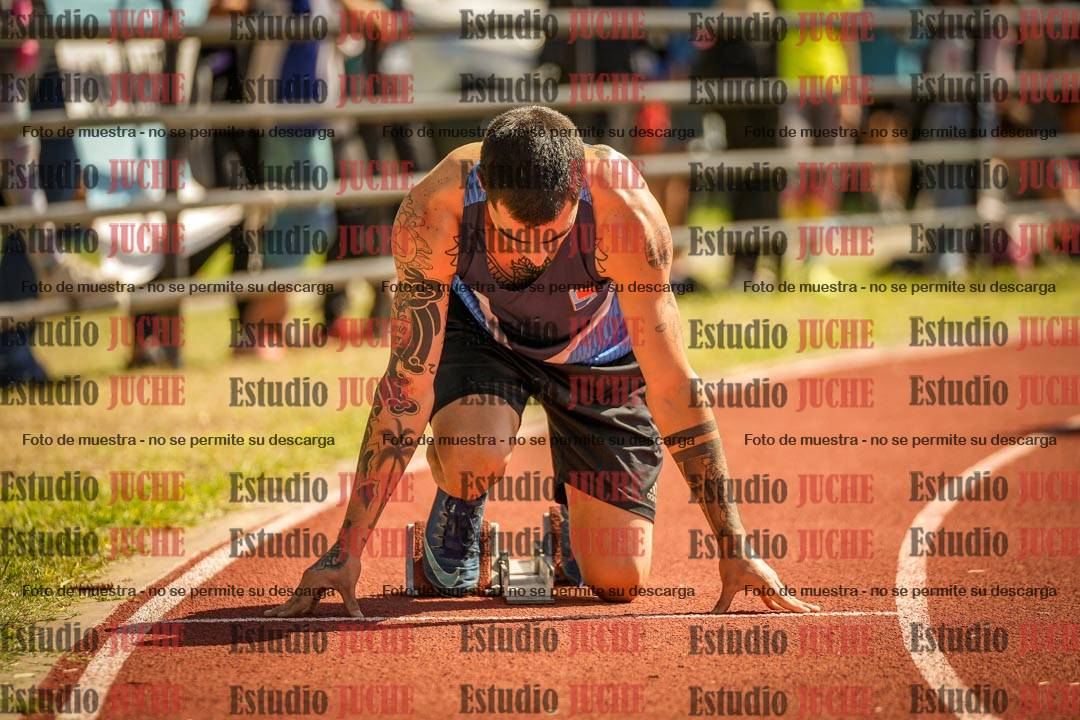 Fotos de los 400 m llanos de varones