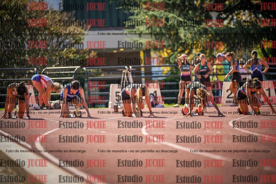 Fotos de los 100 m llanos de mujeres
