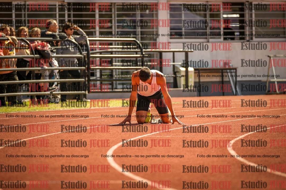 Fotos de los 400 m llanos de varones
