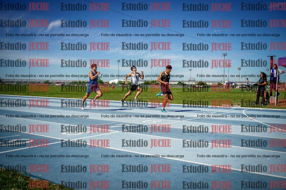 Fotos de los 400 m llanos de varones