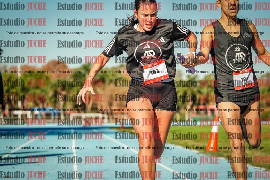 Fotos durante los relevos