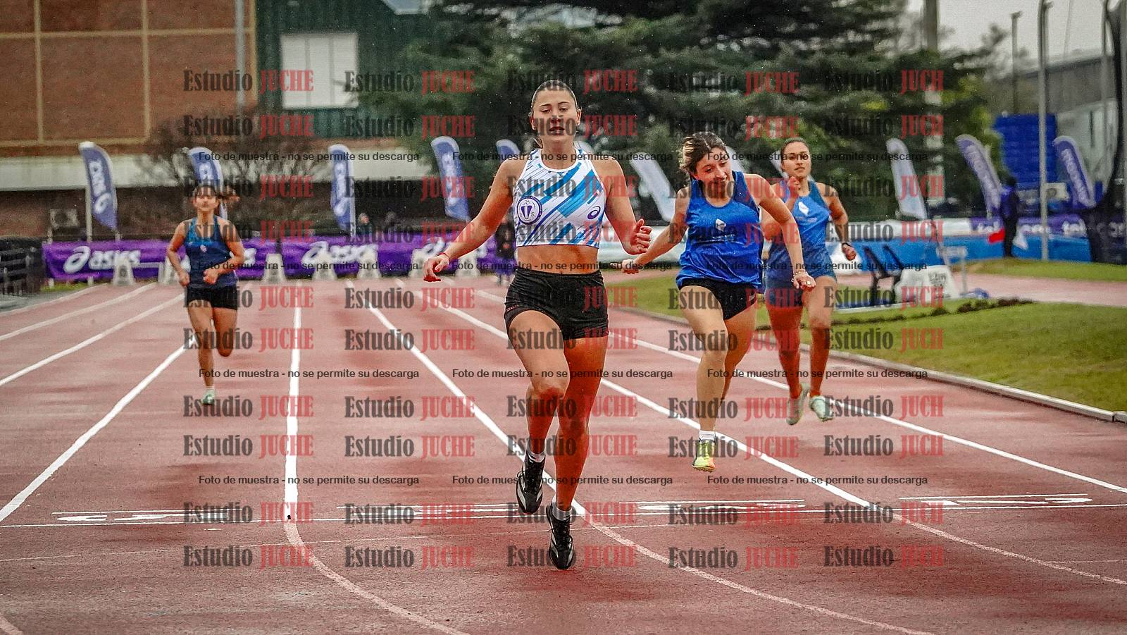 Fotos de los 200 m llanos de mujeres - heptatlón 4