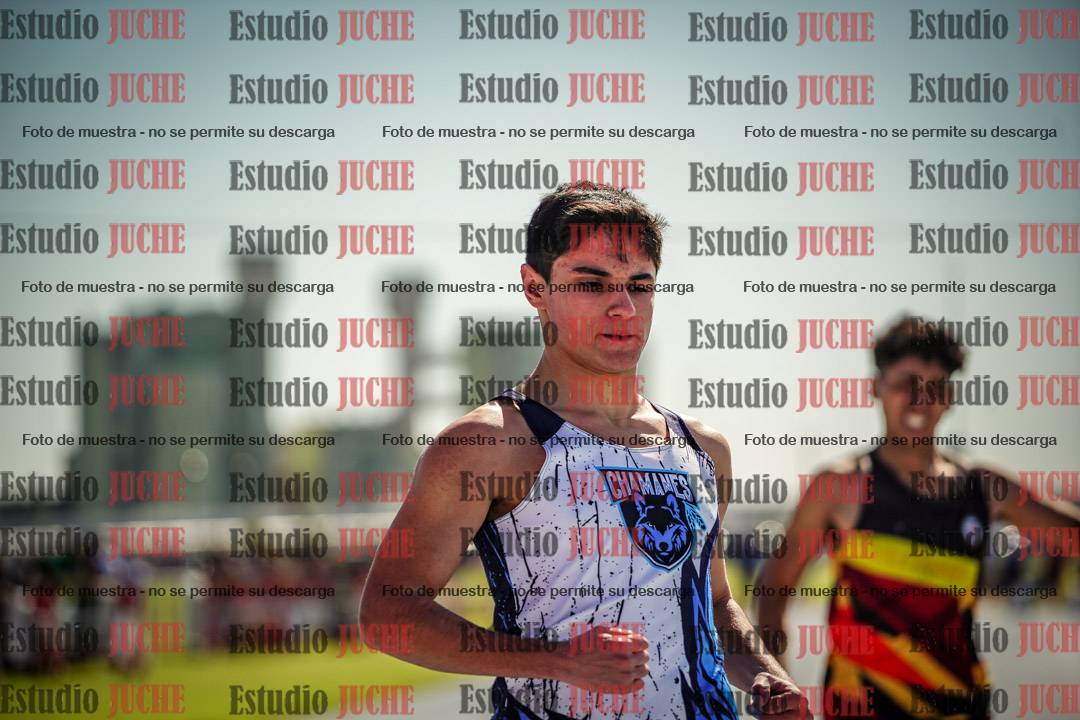 Fotos de los 100 m llanos de varones