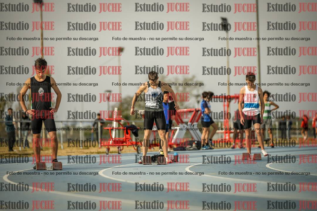 Fotos de los 200 m llanos de varones