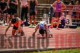 Fotos de los 100 m de varones