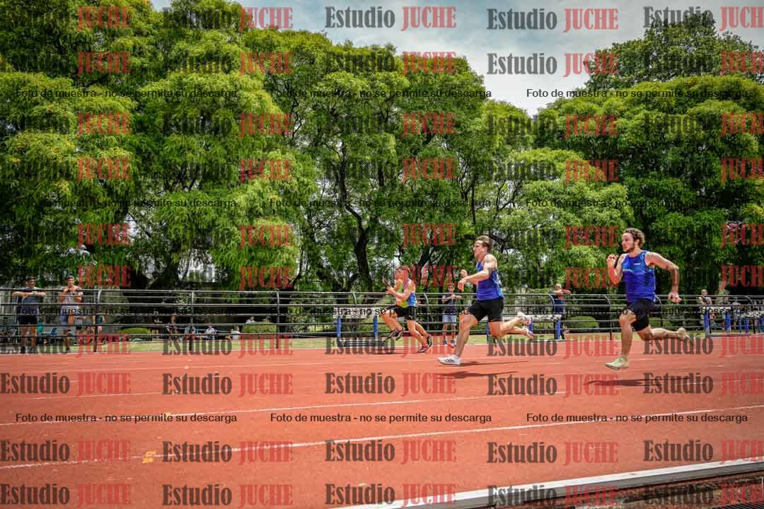 Fotos de los 100 m llanos de varones