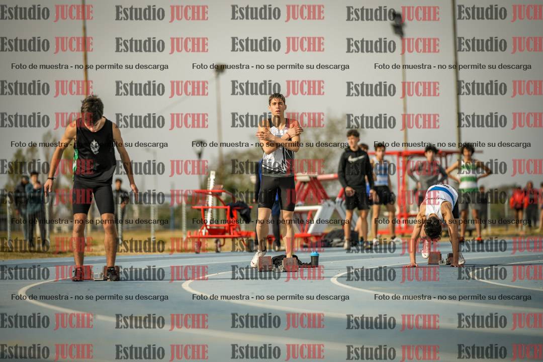 Fotos de los 200 m llanos de varones