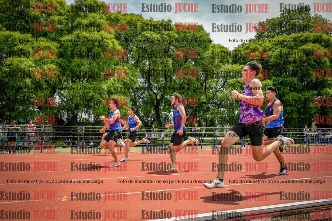 Fotos de los 100 m llanos de varones