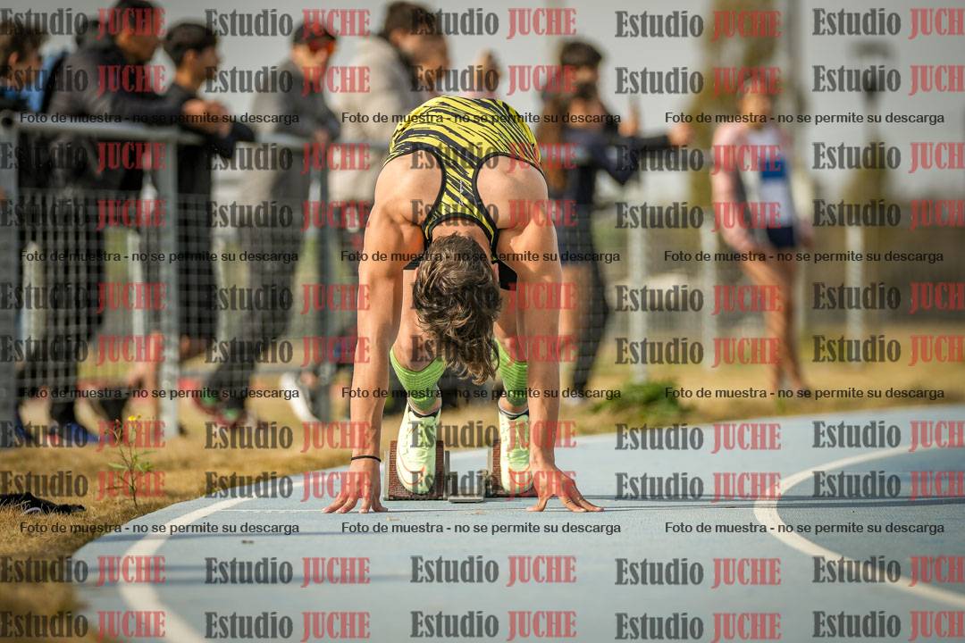 Fotos de los 200 m llanos de varones