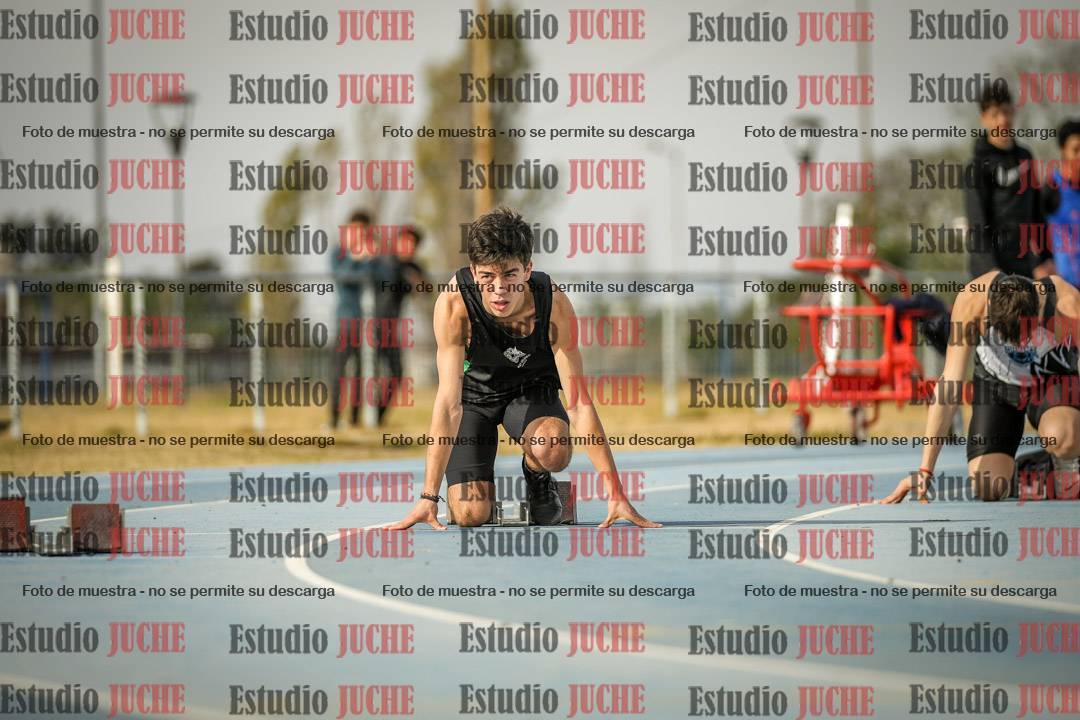 Fotos de los 200 m llanos de varones