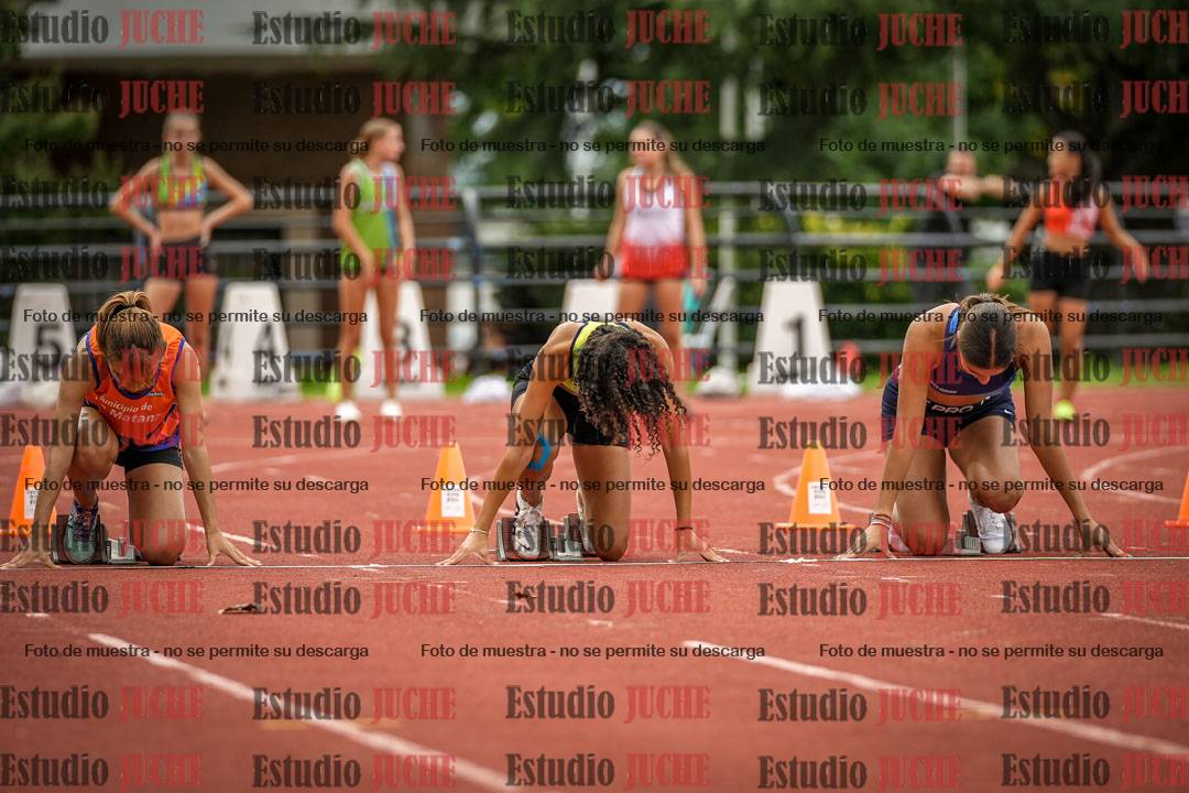 Fotos de los 80 m llanos de mujeres