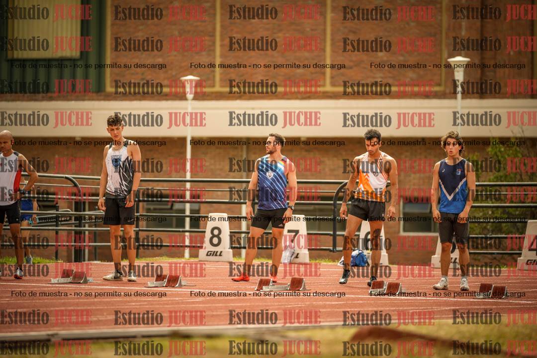 Fotos de los 100 m llanos de varones