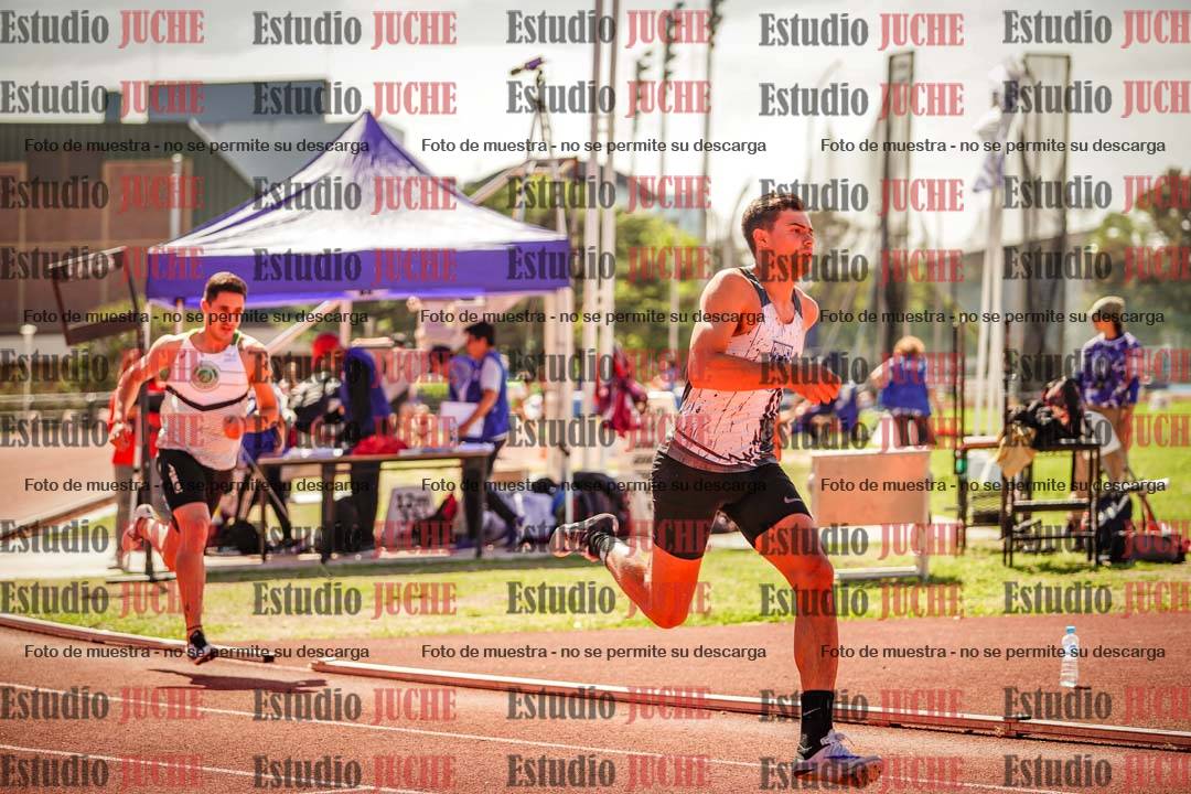Fotos de los 400 m llanos de varones