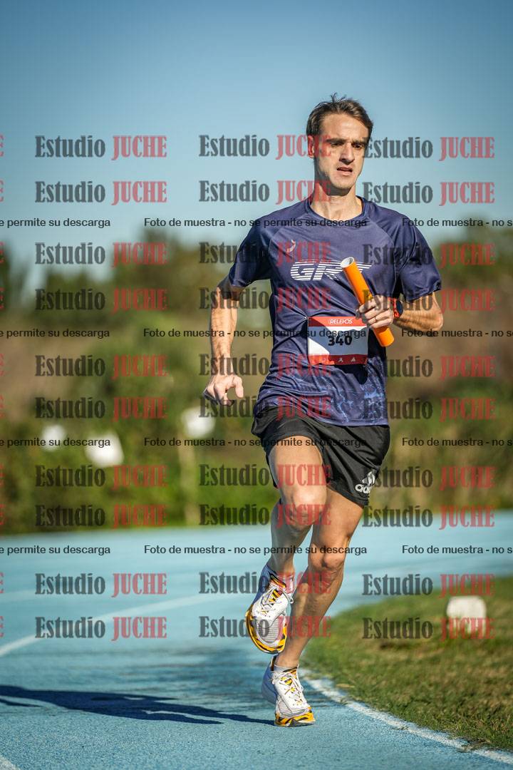 Fotos durante los relevos