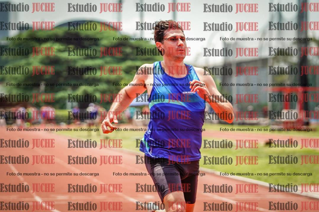 Fotos de los 100 m llanos de varones