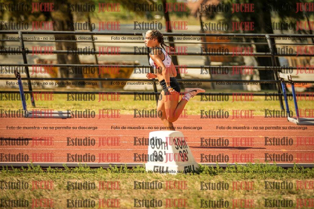 Fotos de los 295 m con vallas de mujeres