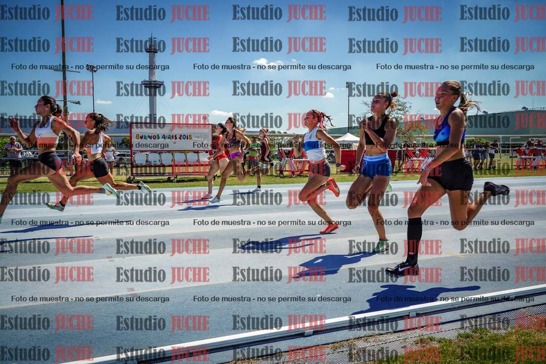 Fotos de los 100 m llanos de mujeres