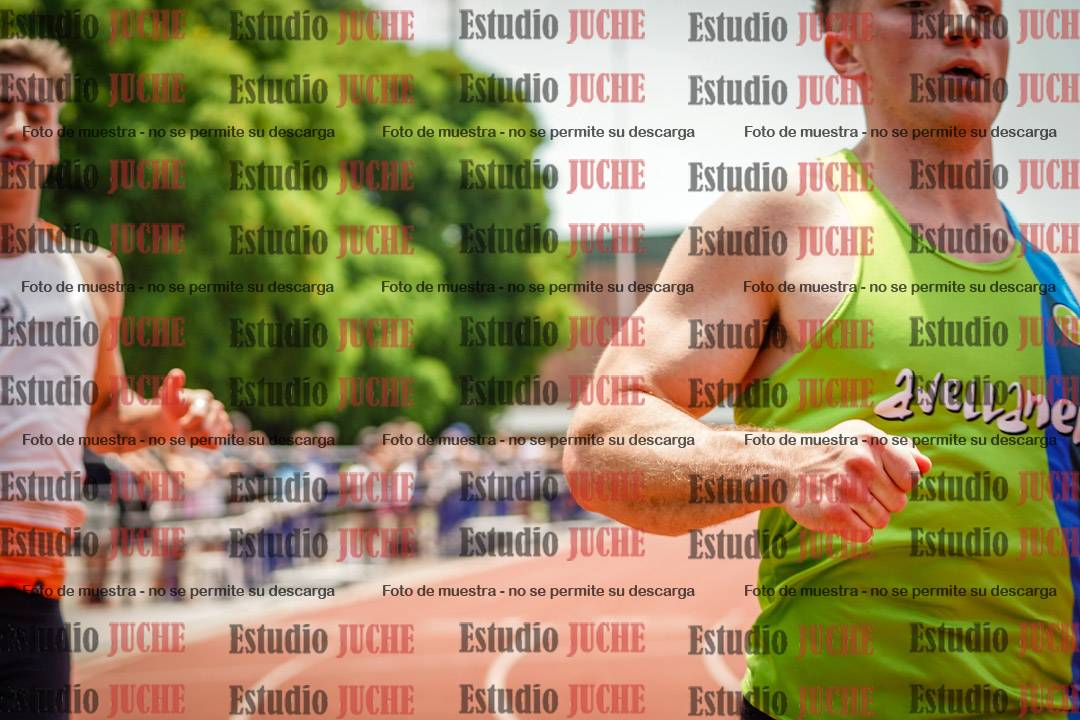 Fotos de los 100 m llanos de varones