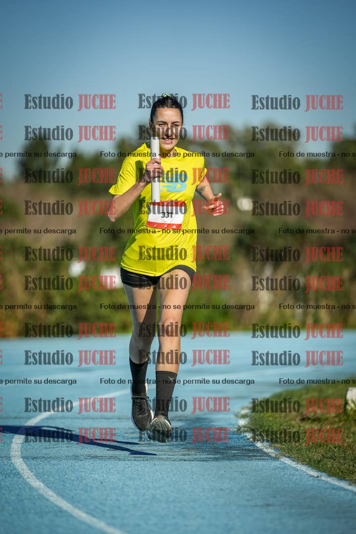 Fotos durante los relevos
