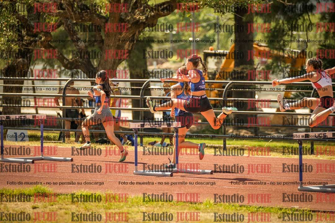 Fotos de los 295 m con vallas de mujeres