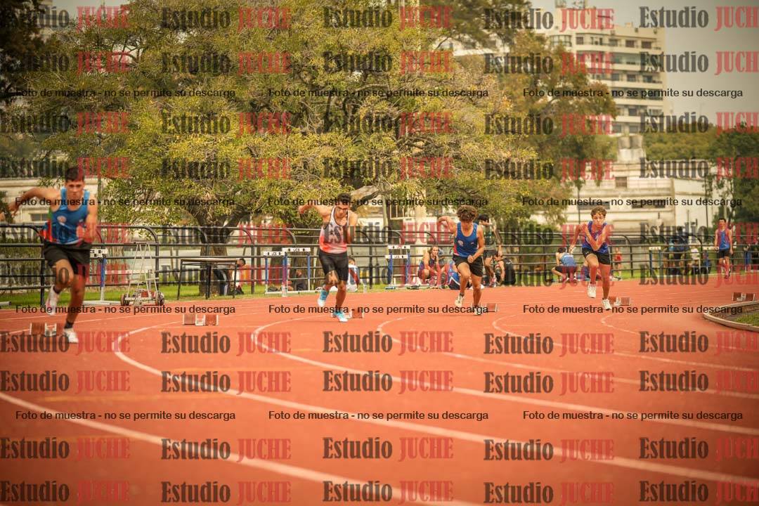 Fotos de los 200 m llanos de varones