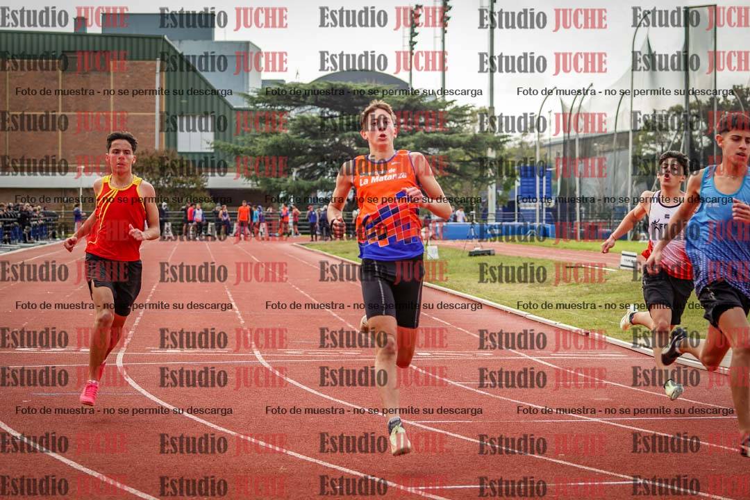 Fotos de los 100 m llanos de varones